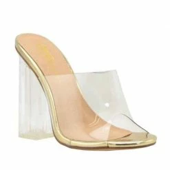 Head Over Heels: Bundle And Shoetique Glass Slipper- Gold