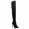 Head Over Heels: Bundle And Shoetique Lori Thigh Boot- Black Footwear