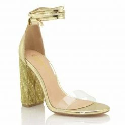 Head Over Heels: All In One Boutique Footwear Amy Heels- Gold