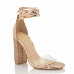Head Over Heels: All In One Boutique Amy Heels- Rose Gold Footwear