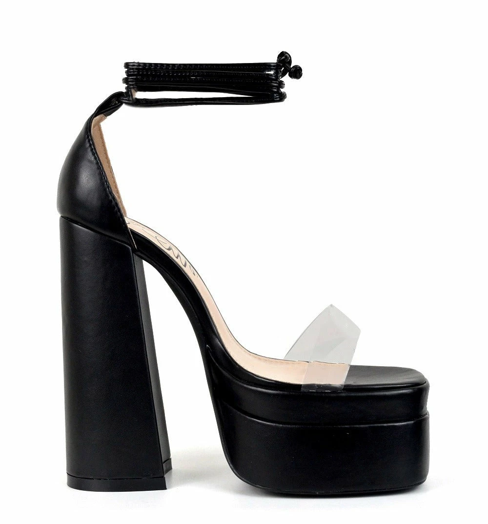 Head Over Heels: All In One Boutique Footwear Kaleigh Heels- Black