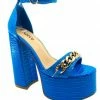 Head Over Heels: All In One Boutique Kee Kee Heels- Turquoise Footwear