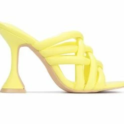 Head Over Heels: All In One Boutique Bondage Heels- Yellow