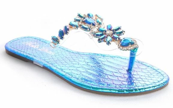 Head Over Heels: Bundle And Shoetique Embellished -Blue