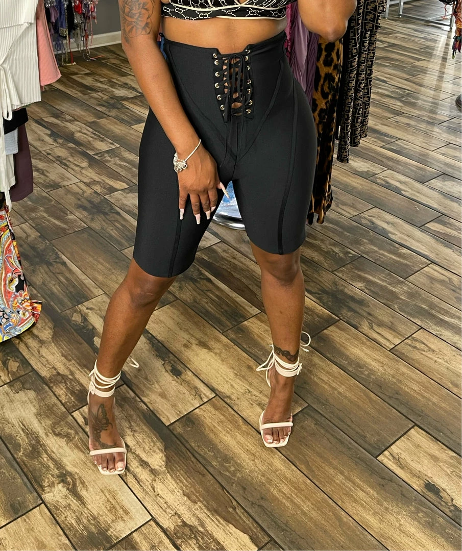 Head Over Heels: All In One Boutique Maliyah Shorts - Black Apparel