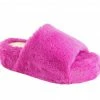 Head Over Heels: All In One Boutique Fur Frenzy Platform Sandal- Pink