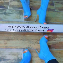 Head Over Heels: All In One Boutique Key Bootie- Light Blue