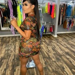 Head Over Heels: All In One Boutique Neon Party Dress Apparel