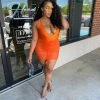 Head Over Heels: All In One Boutique Splash Skirt Set- Orange Apparel