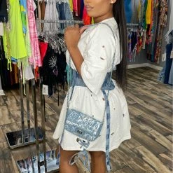 Head Over Heels: All In One Boutique Apparel Denim In Distress Dress