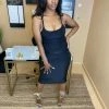 Head Over Heels: All In One Boutique Sundress Szn Dress- Black