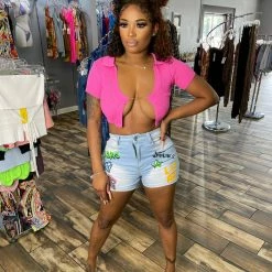 Head Over Heels: All In One Boutique Apparel Moda Top- Pink