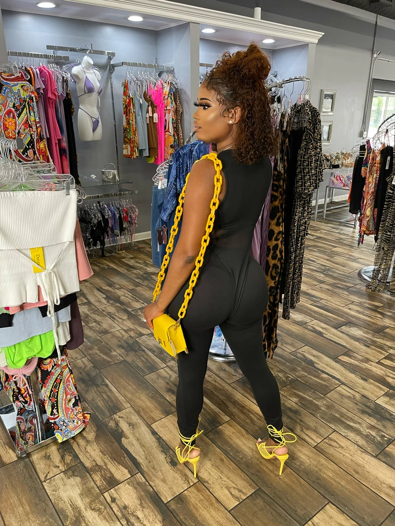 Head Over Heels: All In One Boutique Genie Pants Set - Black Apparel