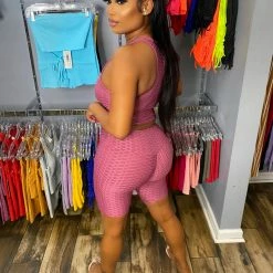 Head Over Heels: All In One Boutique Brazilian Short Set- Mauve