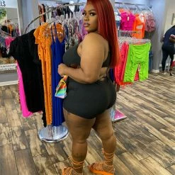 Head Over Heels: All In One Boutique Summer Rays Dress- Black