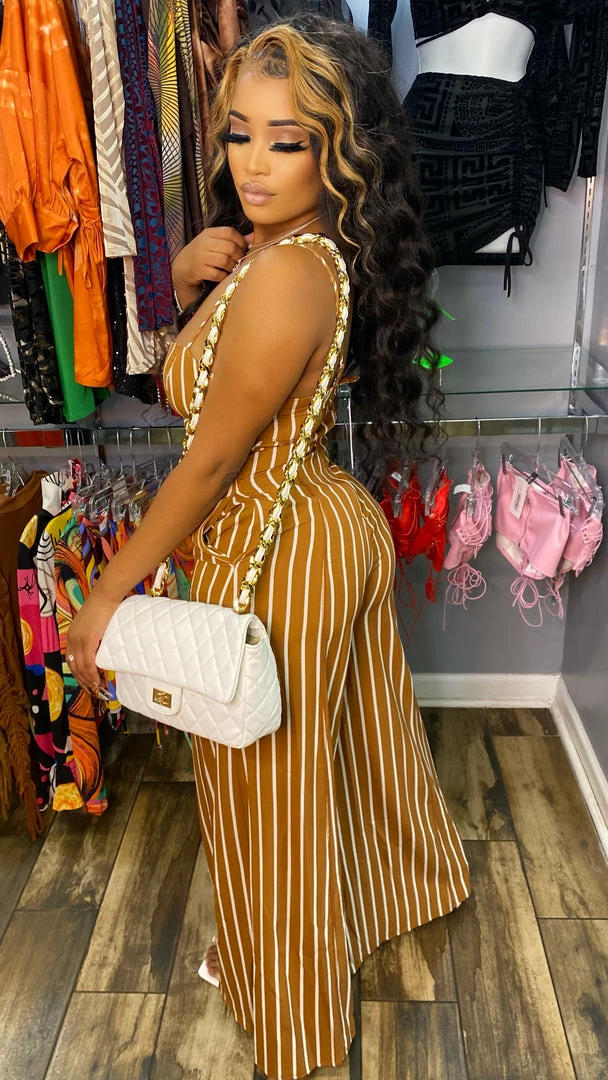 Head Over Heels: All In One Boutique Chicest Days Jumper- Brown Apparel