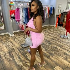 Head Over Heels: All In One Boutique Apparel Avani Dress- Pink