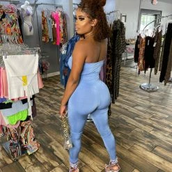 Head Over Heels: All In One Boutique Ring My Line Jumper- Blue