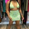 Head Over Heels: All In One Boutique Sun Chaser Swim Set- Green Apparel