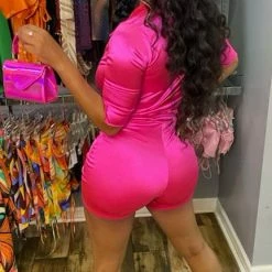 Head Over Heels: All In One Boutique Apparel Be My Love Short Set- Pink