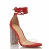 Head Over Heels: All In One Boutique Footwear Amy Heels- Red