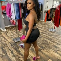 Head Over Heels: All In One Boutique Brea Dress- Black