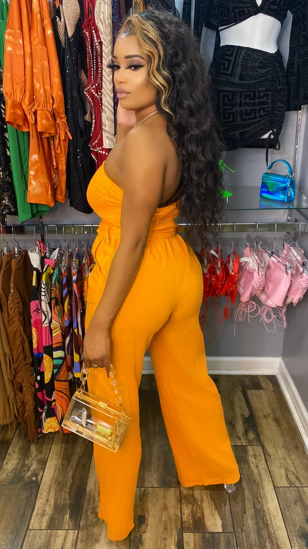 Head Over Heels: All In One Boutique Apparel Marice Jumper- Orange