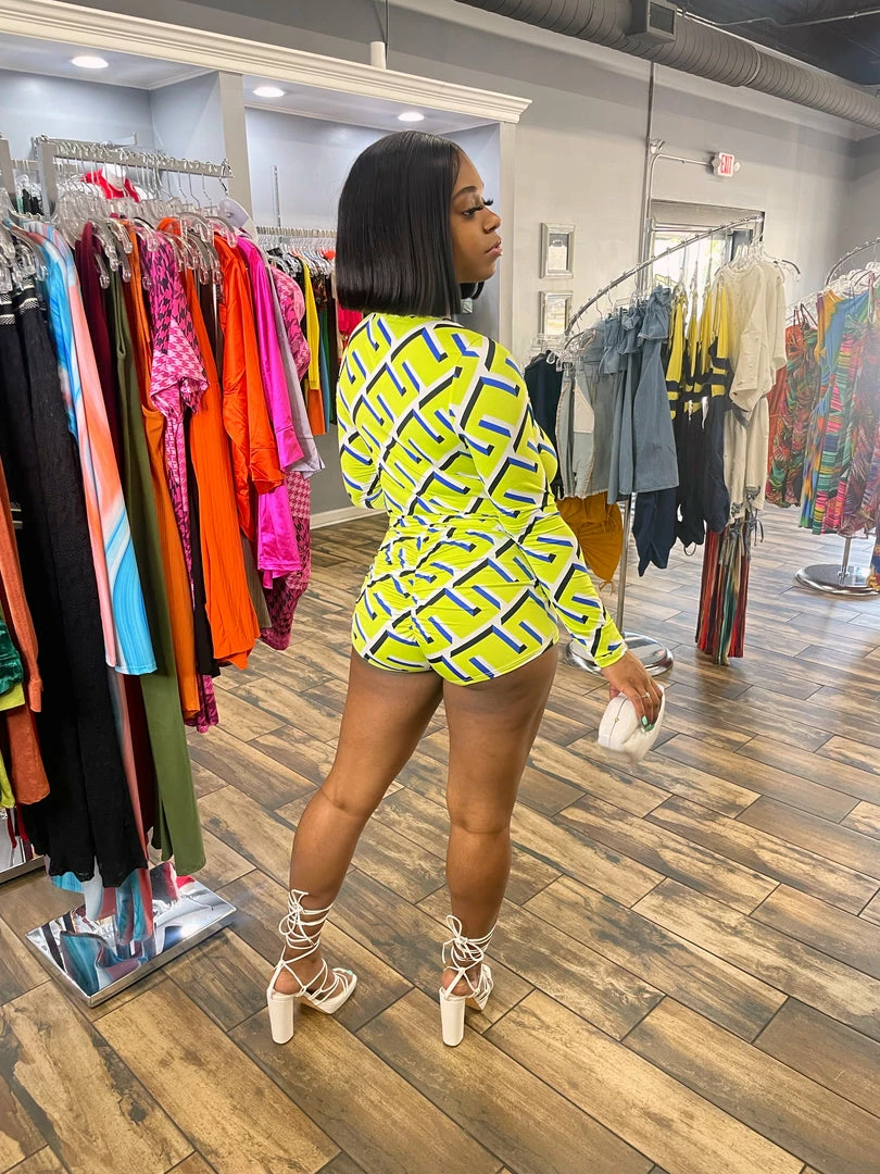 Head Over Heels: All In One Boutique Apparel Dezzi Set- Green