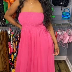 Head Over Heels: All In One Boutique Boho Babe Jumper- Pink