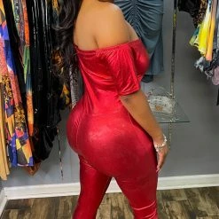 Head Over Heels: All In One Boutique Missy Jumper- Red Apparel