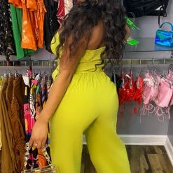 Head Over Heels: All In One Boutique Apparel Marice Jumper- Kiwi