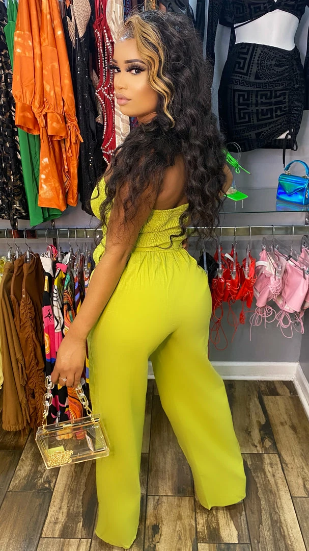 Head Over Heels: All In One Boutique Apparel Marice Jumper- Kiwi