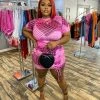 Head Over Heels: All In One Boutique Pink Panther Dress- Plus Size