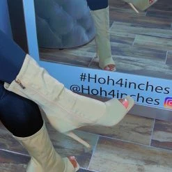 Head Over Heels: All In One Boutique Vikki Bootie- Nude