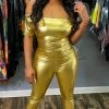 Head Over Heels: All In One Boutique Missy Jumper- Gold Apparel