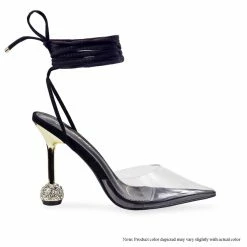 Head Over Heels: All In One Boutique Mona Heels- Black Footwear