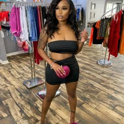 Head Over Heels: All In One Boutique Brea Dress- Black