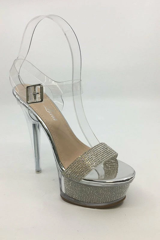 Head Over Heels: All In One Boutique Footwear Passion Heels- Silver