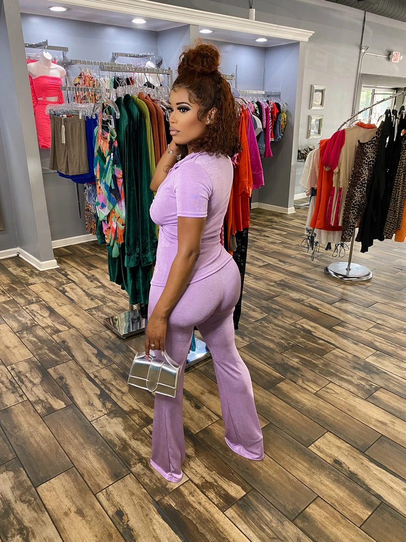 Head Over Heels: All In One Boutique Let It Flow Set- Lavender Apparel