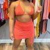 Head Over Heels: All In One Boutique Beach Escape Swim Set- Orange Apparel
