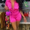 Head Over Heels: All In One Boutique Apparel Be My Love Short Set- Pink