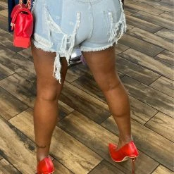 Head Over Heels: All In One Boutique Chanice Denim Shorts Apparel