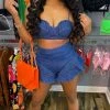 Head Over Heels: All In One Boutique Karla Short Set- Denim Apparel