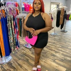 Head Over Heels: All In One Boutique Summer Rays Dress- Black