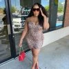 Head Over Heels: All In One Boutique Apparel Spotted Out Dress- Leopard