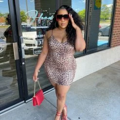 Head Over Heels: All In One Boutique Apparel Spotted Out Dress- Leopard