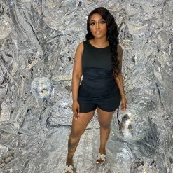 Head Over Heels: All In One Boutique Samantha Set- Black Apparel