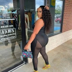 Head Over Heels: All In One Boutique Apparel Spicy Pant Set- Black