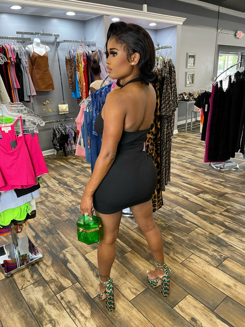 Head Over Heels: All In One Boutique Brantley Skirt Set- Black