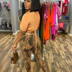 Head Over Heels: All In One Boutique Apparel Desert Storm Set- Brown